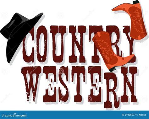 Country Western banner stock vector. Illustration of leisure - 51035577