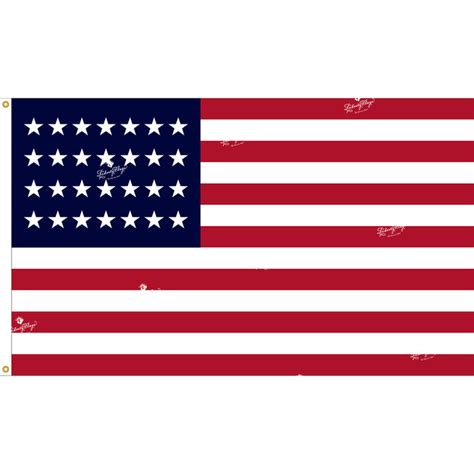 28 Star Outdoor Historic U.S. Flags 1846 - LibertyFlags.com