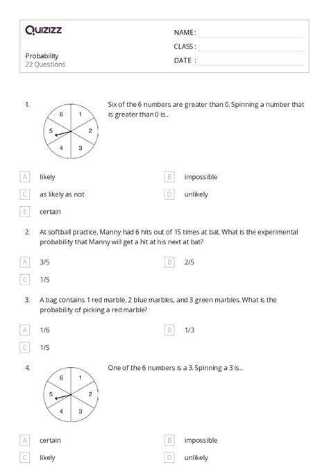 Image result for 7th Grade Probability Notes