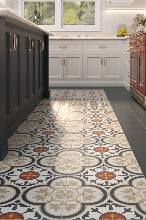 Trendy Kitchen Floor with Sofia Cement Tiles in 2025 | Floor tile ...