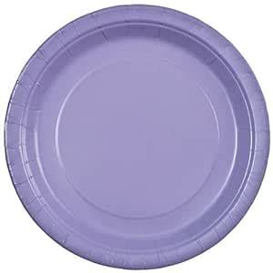 Party Dimensions 70792 20 Count Paper Plate, 9-Inch, Hydrangea : Amazon ...