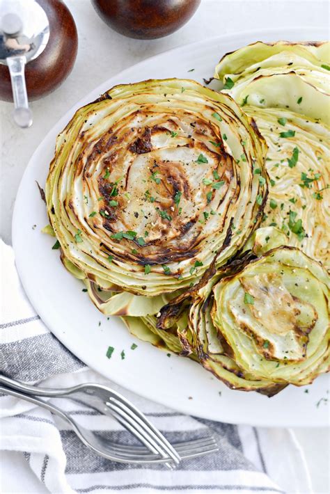 Roasted Cabbage Steaks - Simply Scratch