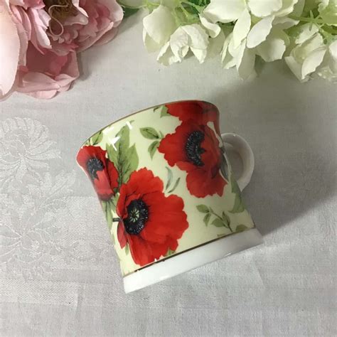 Heritage Stoke on Trent “Red Poppy” Fine Bone China Mug in Box (s)