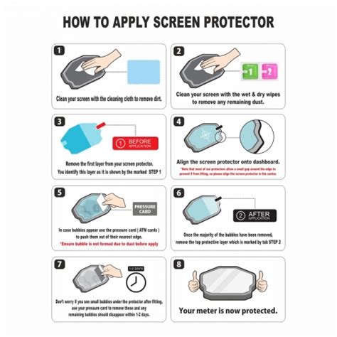 Erodian Meter Display Screen Protector For Bajaj Pulsar 125, 150, 220F ...