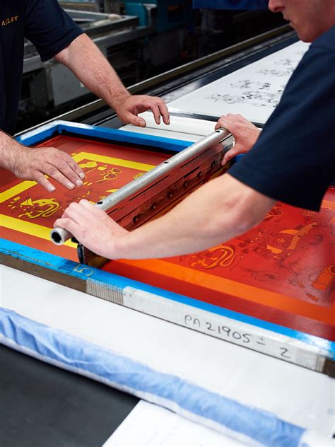 Silk Screen Printing | Adamley Textiles - Macclesfield, UK