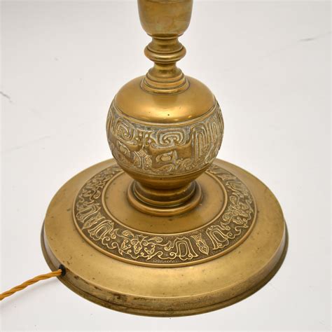 Antique Solid Brass Floor Lamp | Marylebone Antiques