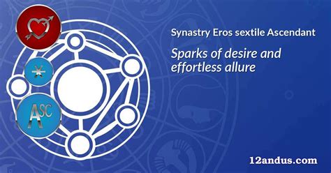 Eros sextile Ascendant in the synastry chart: Sparks of desire and ...