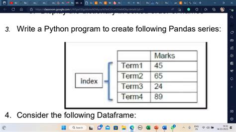 Write a Program to Create Panda Series 的图像结果