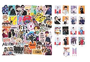 FlyBuy Hub Combo of BTS Premium Sticker and Cute Lomo Cards with ...