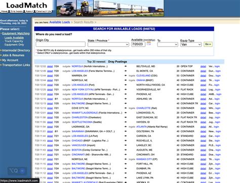 Image result for Intermodal Container Load Board