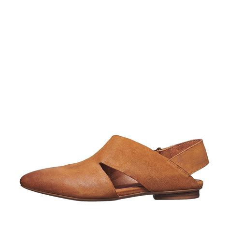 Women's Leather Mules with heels - Antelope
