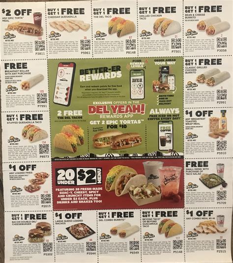 Coupon codes valid through 12/4 : r/DelTaco