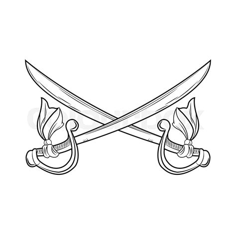 Cutlass Sword Drawing