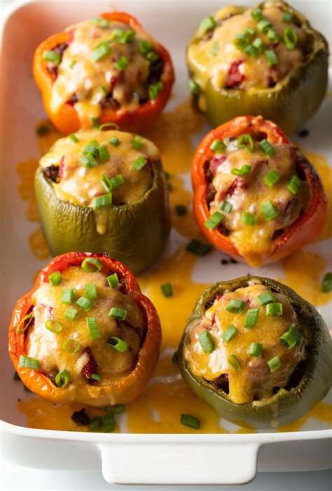Keto Ground Beef Stuffed Peppers without Rice - A Spicy Perspective