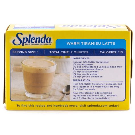 Splenda Sweetener Packets | No Calorie Sweetener & Sugar Substitute