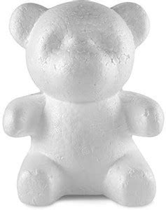 Super Z Outlet Foam Teddy Bear Shaped Round Nose Styrofoam Polystyrene ...
