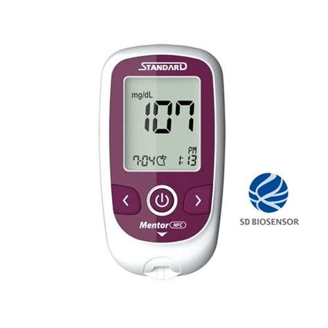 SD Mentor Glucometer with 10 + 50 Strips – MedineedsIndia