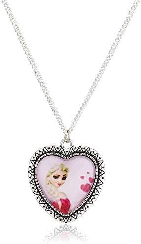 El Regalo Alloy Girls Heart pink Pendant Necklace Jewelry : Amazon.in ...