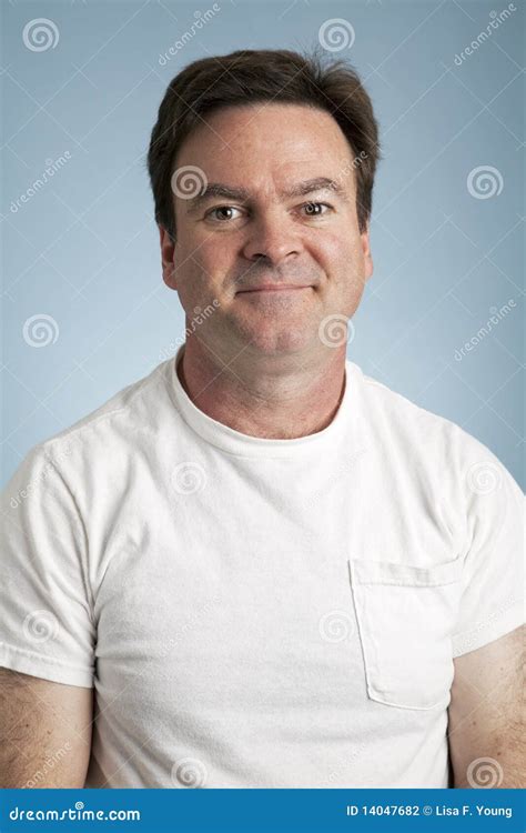 Average Man Portrait stock photo. Image of handsome, white - 14047682