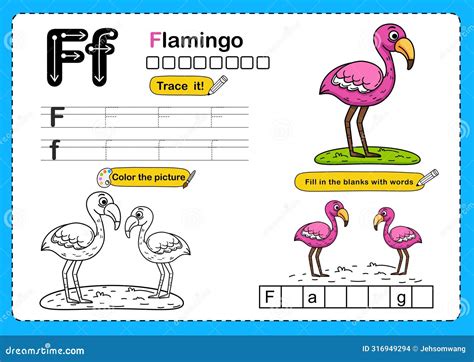 Illustration Isolated Alphabet Letter F