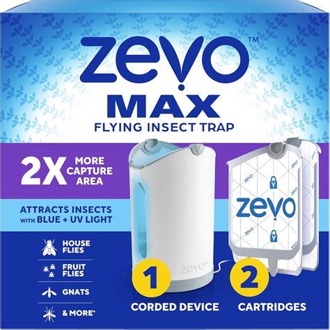 Amazon.com : Zevo MAX Bug Catcher & Fly Trap for Indoors - Flying ...