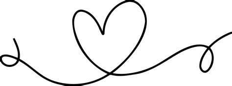 Outline heart clipart Hand drawing icon Doodle sketch 47855108 Vector ...