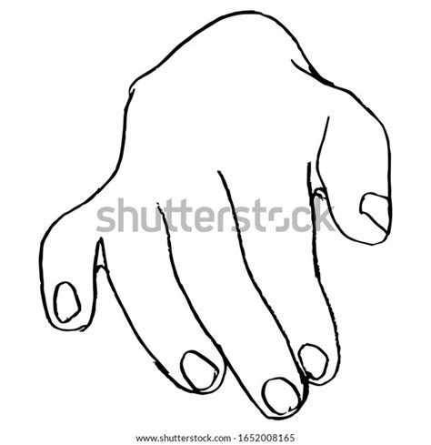 How to Draw a Front View of Hand 的图像结果