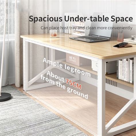 Study and Computer Table with Book Shelf 的图像结果