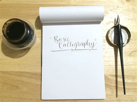 Basic Calligraphy Tutorial for Beginners - Michelle Ann's Blog