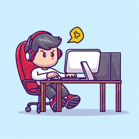Play Computer Cartoon 的图像结果