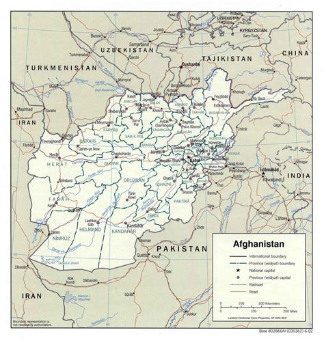 Maps of Afghanistan | Detailed map of Afghanistan in English | Military map of Afghanistan ...