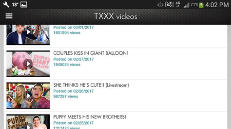 TXXX Videos: Amazon.ca: Appstore for Android