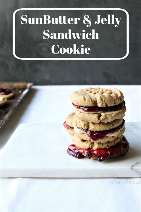 SunButter & Jelly Sandwich Cookies - Allergylicious