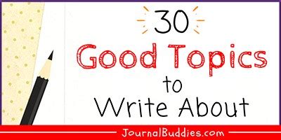 Image result for Topics to Write About