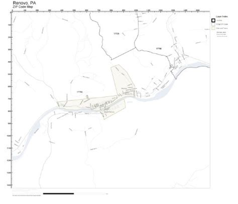 Zip Code Wall Map Of Renovo Pa Zip Code Map | Desertcart INDIA