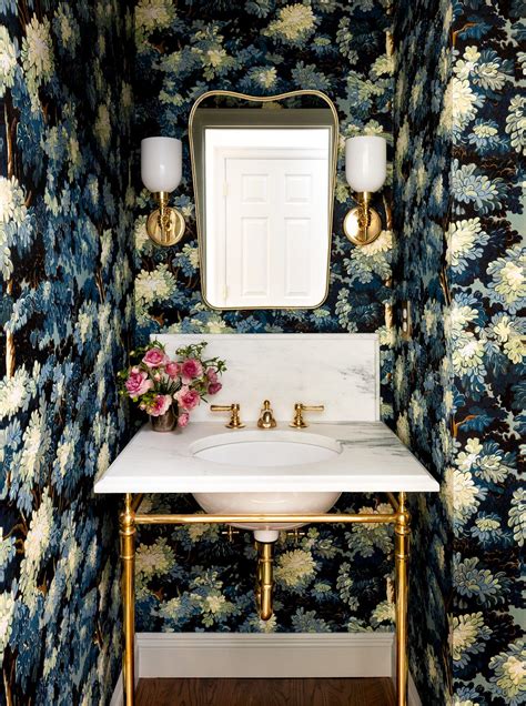 20 Gorgeous Powder Room Wallpaper Ideas You'll Love
