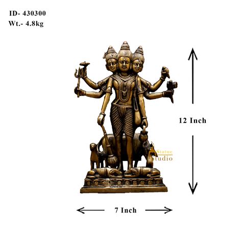Hindu Trinity Of God Creator of Universe Lord Brahma Fine Murti Idol S ...
