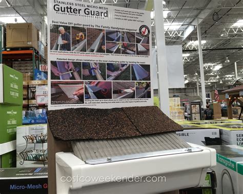 EasyOn Gutter Guard Stainless Steel Micro-Mesh Gutter Protection System ...
