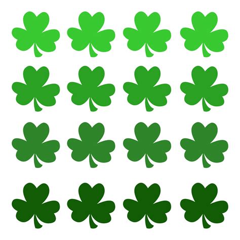 Shamrock Clip Art - 13 Free PDF Printables | Printablee