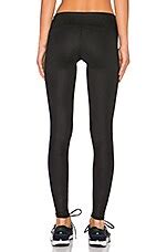 alo Airbrush Legging in Black Glossy | REVOLVE