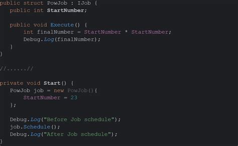 Job System 的图像结果
