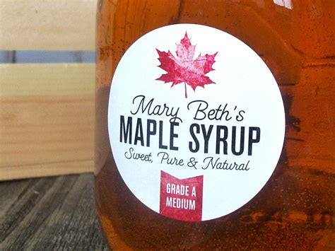 Image result for Maple Syrup Bottle Labels