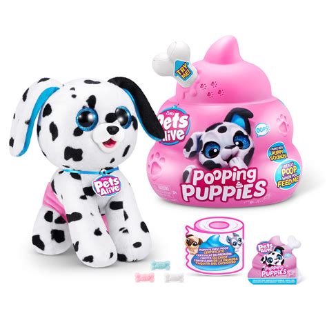 Pets Alive Pooping Puppies Dalmatian By Zuru Surprise Puppy Plush ...