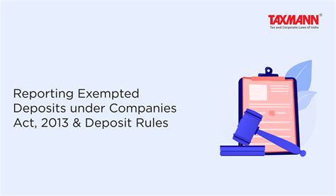 Reporting Exempted Deposits under Companies Act, 2013 & Deposit Rules