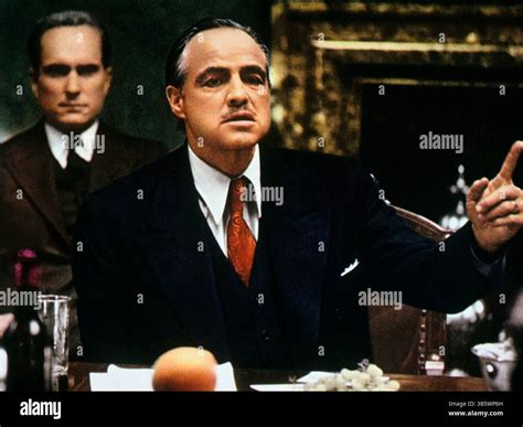 The Godfather (1972) Marlon Brando as Don Vito Corleone Robert Duvall ...