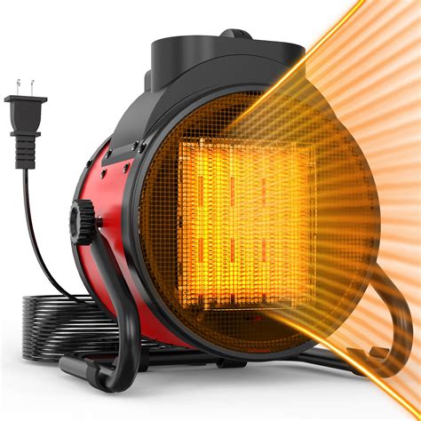 Outdoor Patio Heaters - 1500W Portable Electric Garage Heater with 2S ...