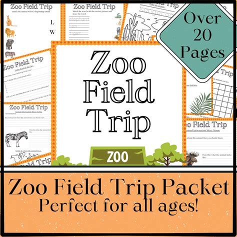 Zoo Field Trip Planner | Scavenger Hunt | Teacher Resource | Zoology ...
