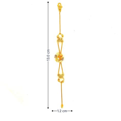 Adorable Golden Flora Bracelet for Kids – WHP Jewellers