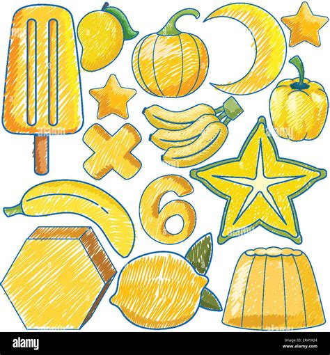 Pencil Colour Sketches Of Objects