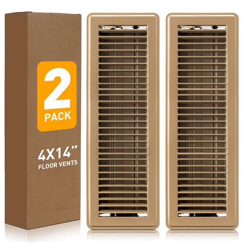 Floor Register 4x14, Heavy Duty Steel Walkable Floor Vent Covers, Air ...